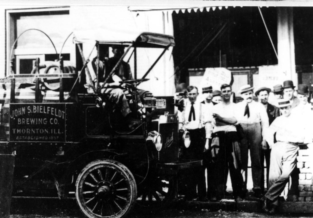 First delivery truck